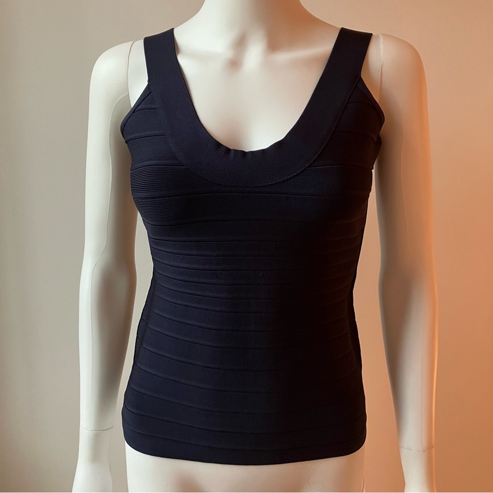 Herve Leger “Katie” Top, Medium, Pacific Blue